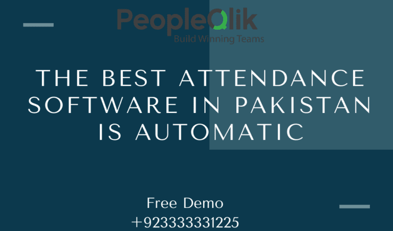 The best Attendance Software in Pakistan is automatic