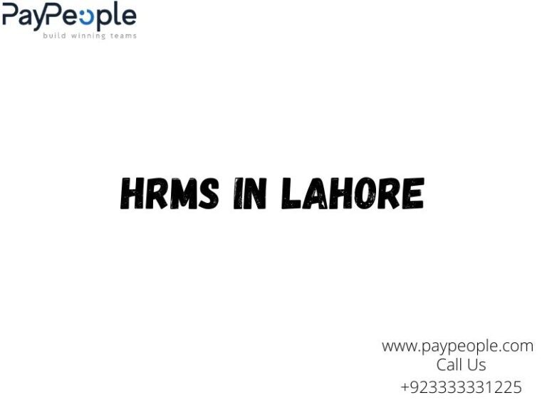 HRMS in Lahore