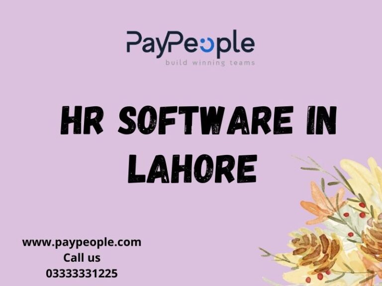 HR software in Lahore