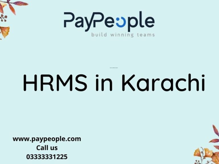 Components of Human Resource Management or HRMS in Karachi