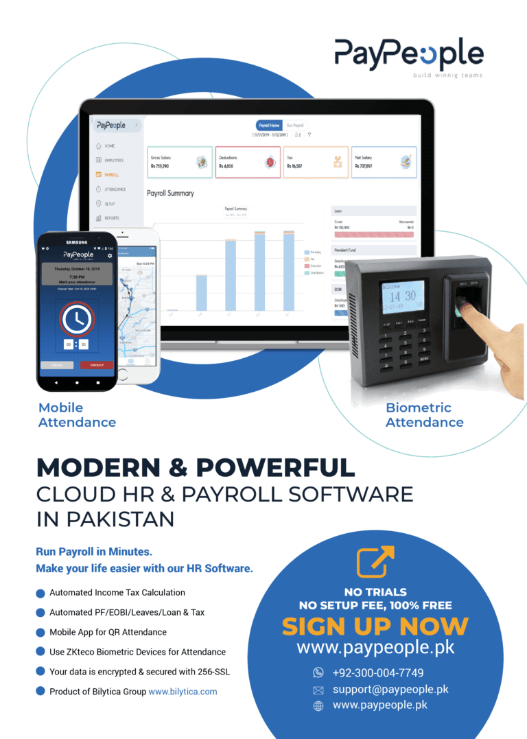 Top Attendance Software in Karachi Benefits for Your Organization