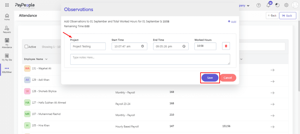 Timesheet Rejected Timesheets - Paypeople.pk