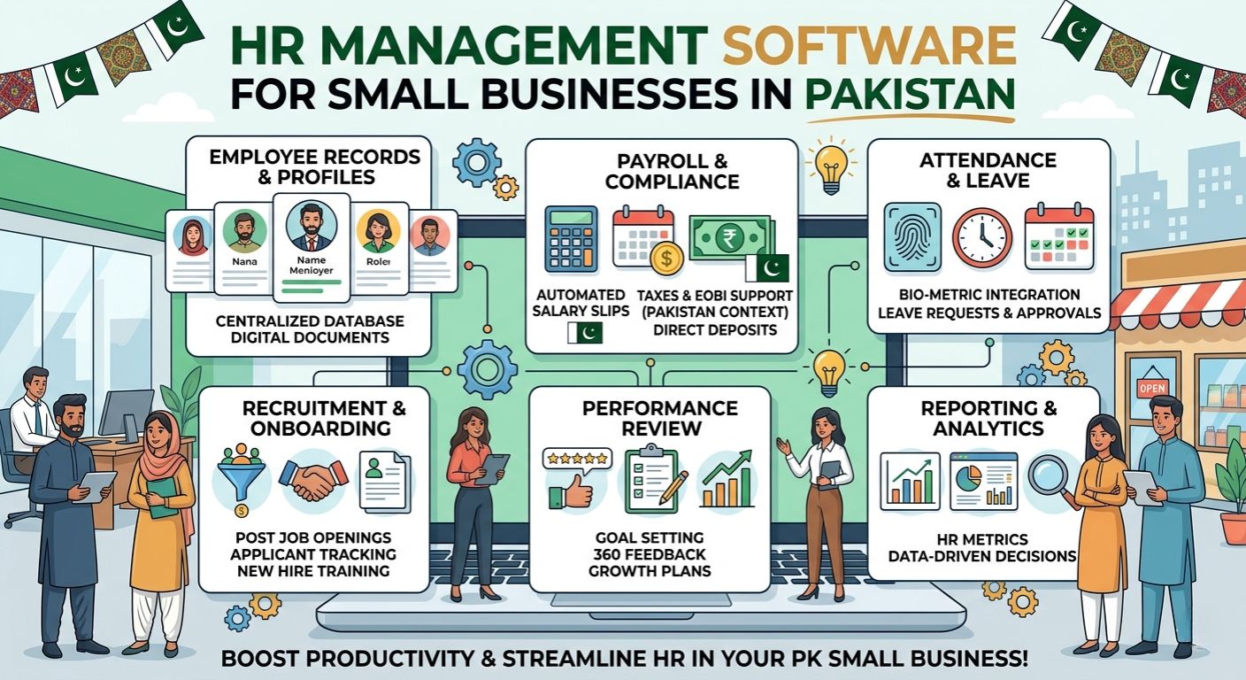 HR Management Software for Small Businesses in Pakistan