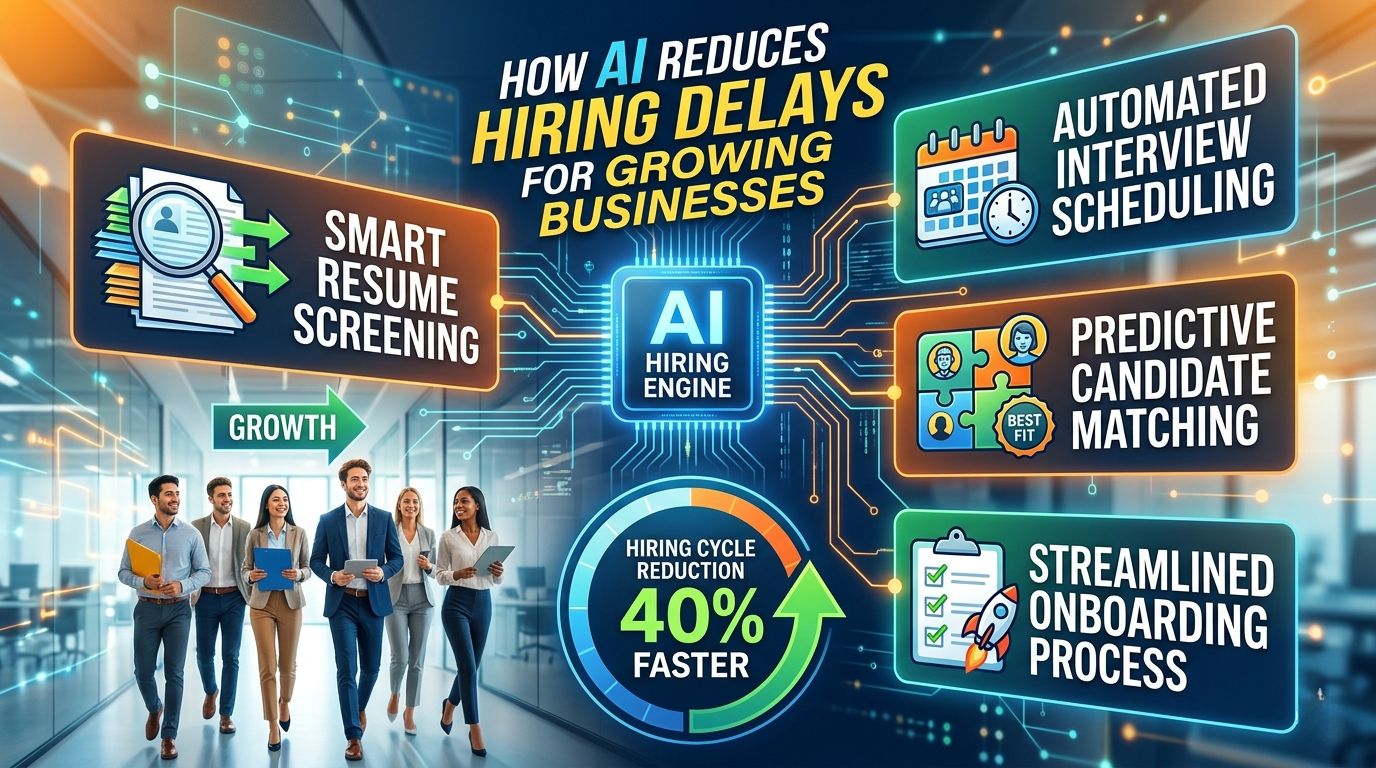 How AI Reduces Hiring Delays for Growing Businesses