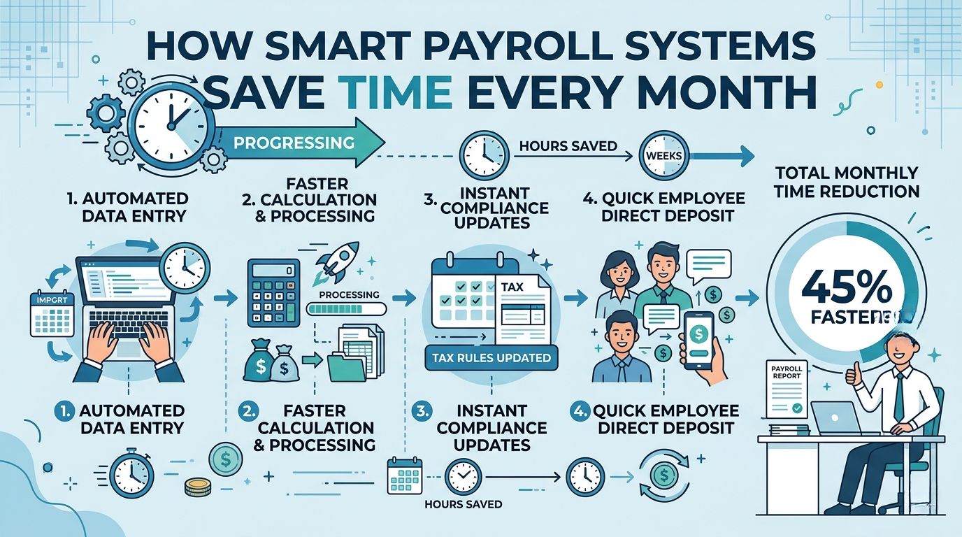 How Smart Payroll Systems Save Time Every Month
