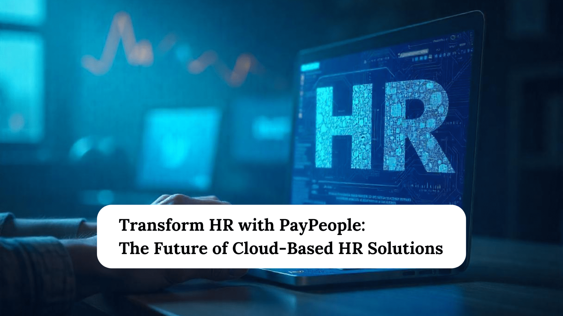 Modern dashboard interface of PayPeople cloud-based hr software on laptop and mobile screens.