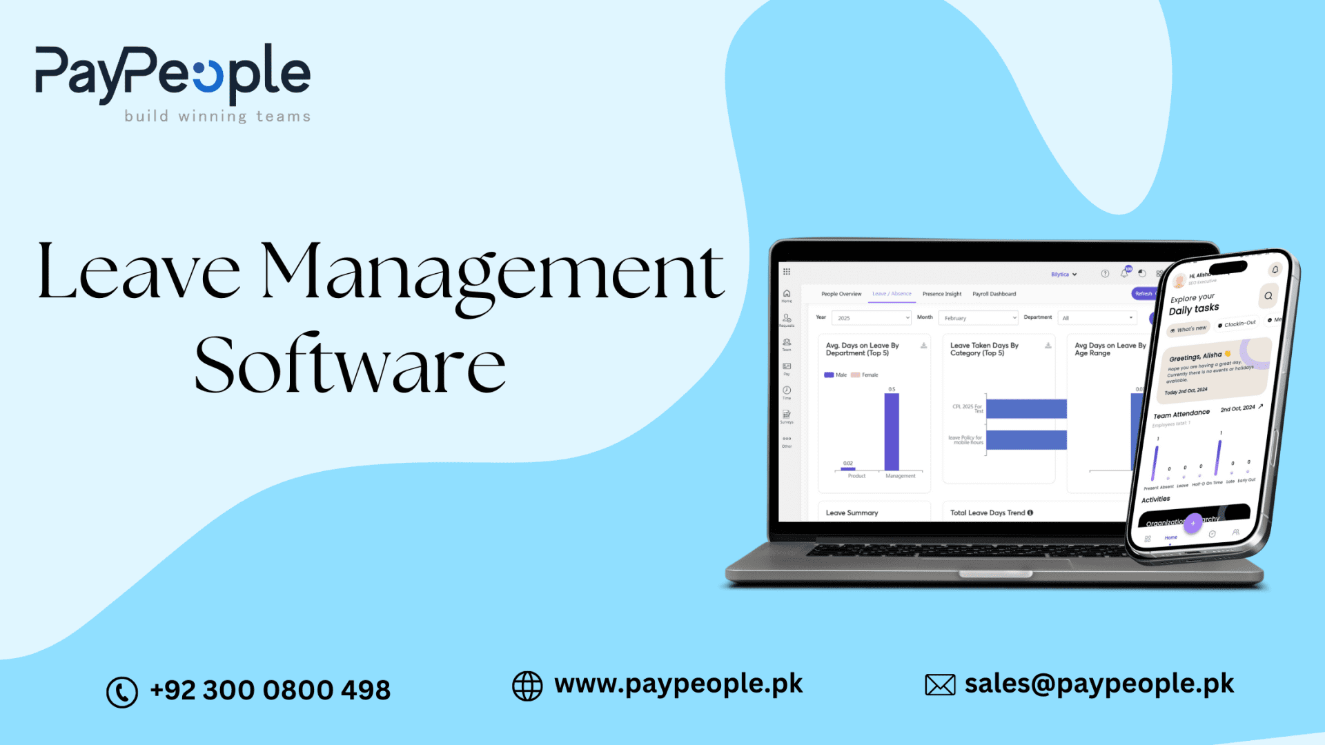 HR professional using leave software on a digital tablet for automated employee time-off requests.