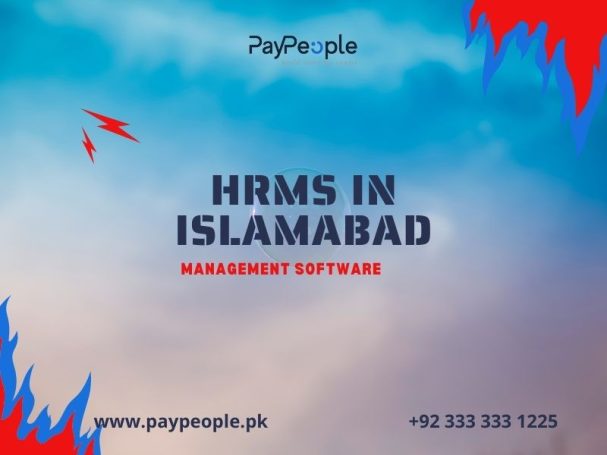 Modern office building skyline representing cloud biometric hrms in islamabad technology solutions.