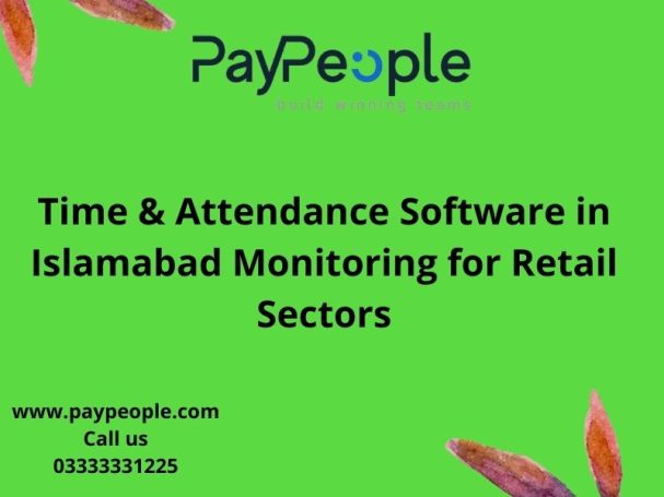 Retail managers using cloud-based attendance software in Islamabad for real-time workforce monitoring.