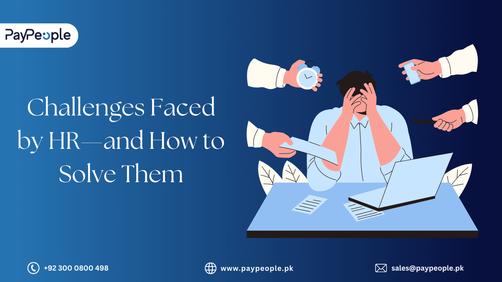 Modern professional navigating complex hr challenges using cloud payroll software in a corporate office.