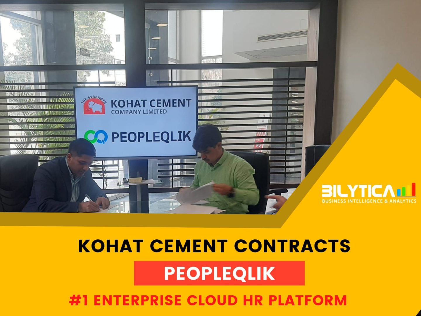 Professional office employees using cloud based attendance software in islamabad for automated daily clocking.